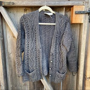 Vintage Adrienne Vittadini Oversize Fisherman Cardigan